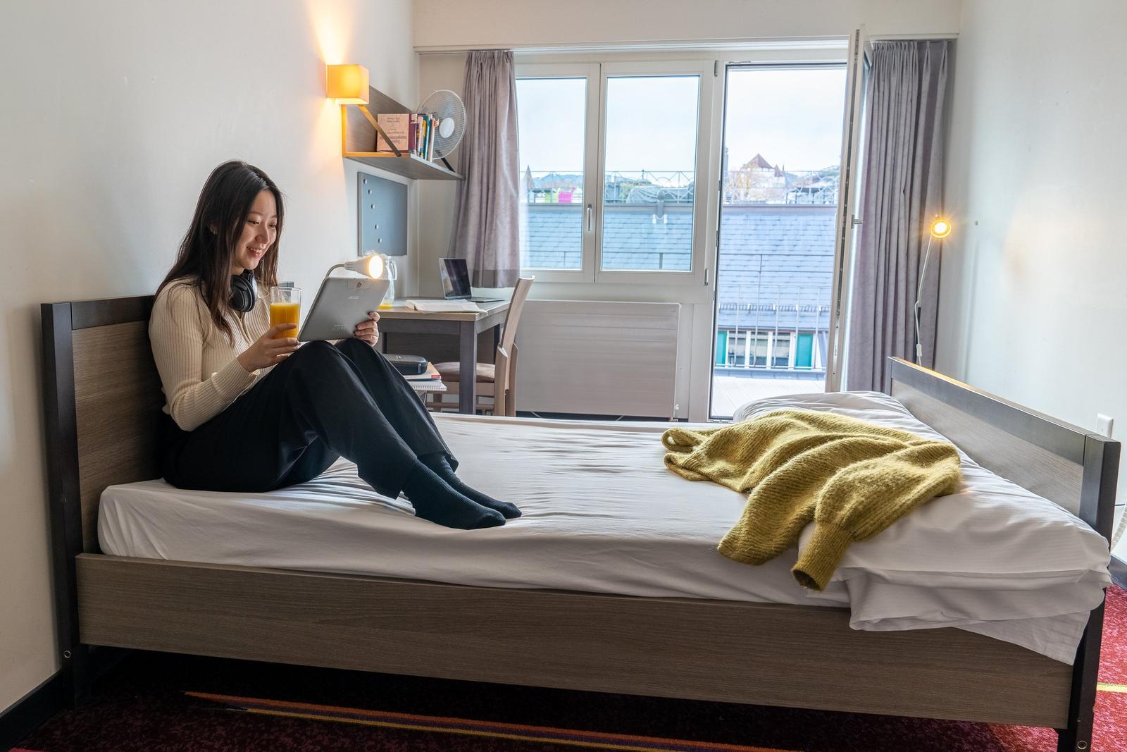 Private studio room in a BHMS student residence